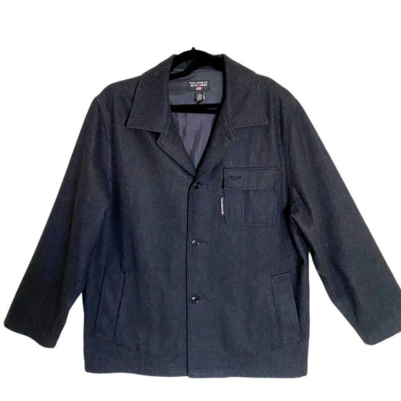 Polo Jeans Co. Ralph Lauren Mens Wool Utility Jacket Sz L - Picture 1 of 9